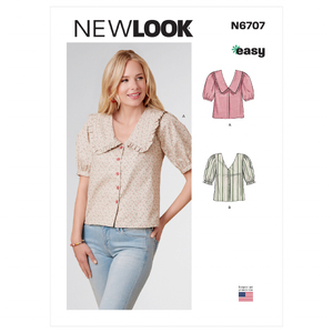 New Look Sewing Pattern N6707 Misses&#39; Tops
