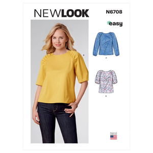 New Look Sewing Pattern N6708 Misses&#39; Tops