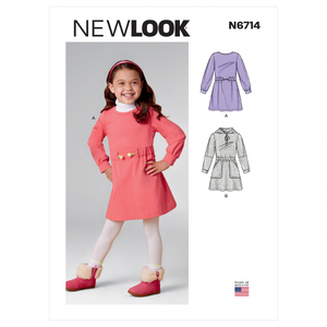 New Look Sewing Pattern N6714 Children&#39;s Dresses