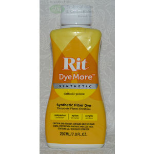 RIT DyeMore Synthetic DAFFODIL YELLOW Liquid Fabric Dye 207ml