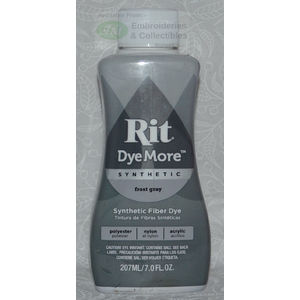RIT Liquid Synthetic Fabric Dye More Synthetic Dye, FROST GRAY 207ml