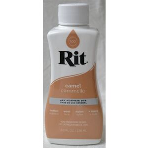 RIT CAMEL, All Purpose Liquid Fabric Dye 236ml (8 FL OZ)
