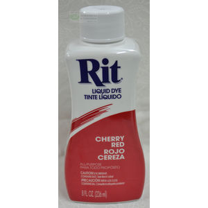 RIT CHERRY RED, All Purpose Liquid Fabric Dye 236ml