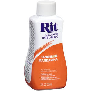 RIT TANGERINE, All Purpose Liquid Fabric Dye 236ml (8 FL OZ)