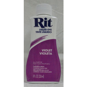RIT VIOLET, All Purpose Liquid Fabric Dye 236ml (8 FL OZ)