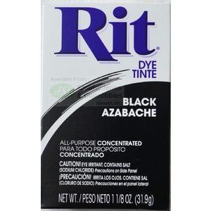RIT ALL Purpose Powder Fabric Dye 31.9g Packet BLACK