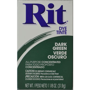 Synthetic Rit Dye More Liquid Fabric Dye - Ultimate Synthetic Rit Dye  Accessories Kit - Wide Selection of Colors - 7 Ounces - Peacock Green