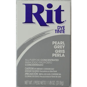 RIT PEARL GREY All Purpose Powder Fabric Dye 31.9g Packet