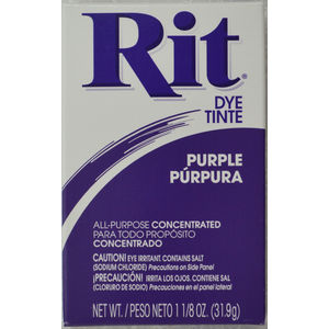 RIT ALL Purpose Powder Fabric Dye 31.9g Packet PURPLE