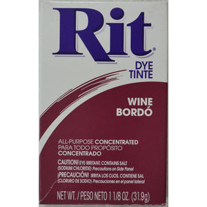 RIT ALL Purpose Powder Fabric Dye 31.9g Packet WINE