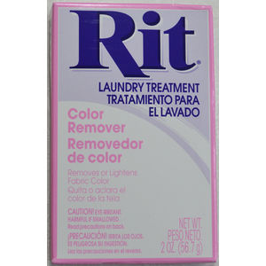 RIT Powder Colour Remover, 56.7g (2oz) Removes or lightens fabric colour