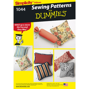 Pillows in Various Styles Simplicity Sewing Pattern 1044OS