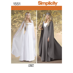 Women&#39;s Costumes Simplicity Sewing Pattern 1551