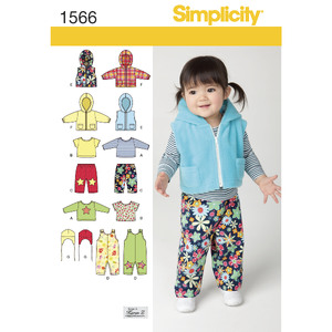 Babies&#39; Separates Simplicity Sewing Pattern 1566