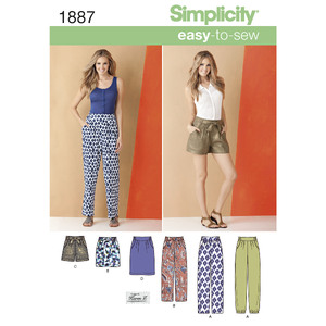 Women&#39;s Trousers &amp; Skirts Simplicity Sewing Pattern 1887