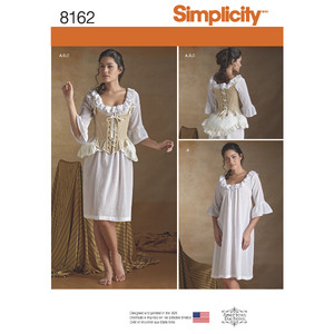 8162 Simplicity Misses Corset Costume Simplicity Sewing Pattern 8162