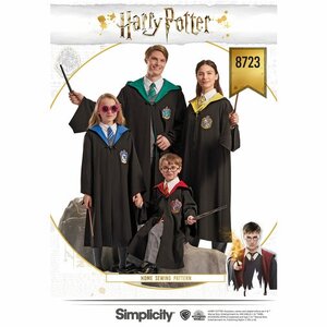 Pattern 8723 Harry Potter Unisex Costumes Simplicity Sewing Pattern 8723
