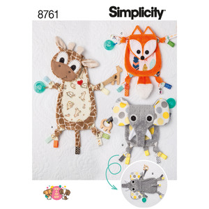 Pattern 8761 Baby Sensory Blanket Simplicity Sewing Pattern 8761