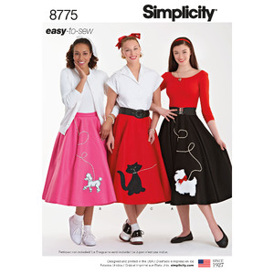 Pattern 8775 Women&#39;s Costumes Simplicity Sewing Pattern 8775
