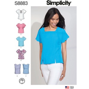 Misses&#39; Tops Sizes 6-14 Simplicity Sewing Pattern 8883