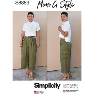 Misses&#39; Shirt &amp; Wide Leg Pants Sizes 16-24 Simplicity Sewing Pattern 8889