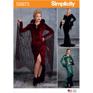 Misses&#39; Halloween Costume Sizes 14-22 Simplicity Sewing Pattern 8973