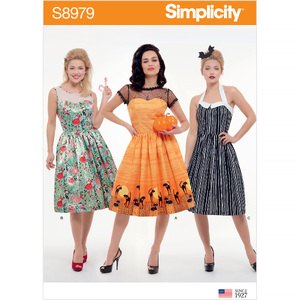 Misses&#39; Classic Halloween Costume Sizes 6-14, Simplicity Sewing Pattern 8979