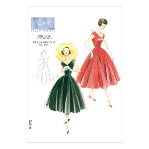 Vogue Sewing Pattern Misses&#39;/Misses&#39; Petite Dress and Belt 1172AA (Sizes 6 to 12)