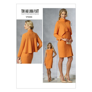 Vogue Sewing Pattern Misses&#39; Jacket and Dress 1435 A5 (Sizes 6-14)