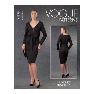 Vogue Sewing Pattern - Misses&#39; Dress Badgley Mischka 1775B5