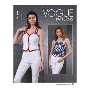 Vogue Sewing Pattern - Misses&#39; &amp; Misses&#39; Petite Vests 1810B5