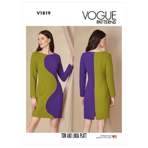 Vogue Sewing Pattern - Misses&#39; Dress 1819B5