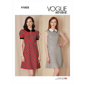 Vogue Sewing Pattern - Misses&#39; Dress 1822F5