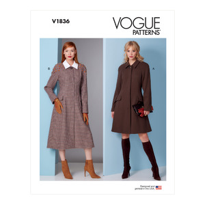 Vogue Sewing Pattern - Misses&#39; Coat 1836B5