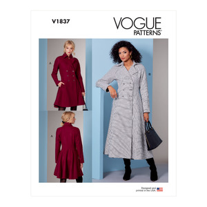 Vogue Sewing Pattern - Misses&#39; Coat 1837B5