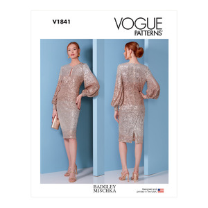 Vogue Sewing Pattern - Misses&#39; and Misses&#39; Petite Special Occasion Dress 1841B5