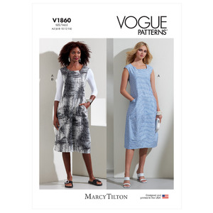 Vogue Sewing Pattern - Misses&#39; Dress and Knit Top 1860F5