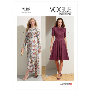 Vogue Sewing Pattern - Misses&#39; Dress 1862B5