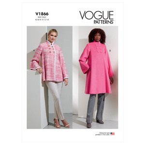 Vogue Sewing Pattern - Misses&#39; Coat 1866F5