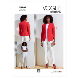 Vogue Sewing Pattern - Misses&#39; Jacket and Pants 1867F5