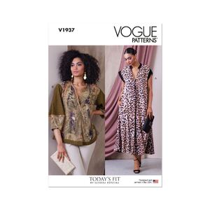 Vogue Sewing Pattern 1937A Misses&#39; Dress &amp; Tunic by Sandra Betzina