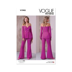 Vogue Sewing Pattern V1943Y5 Misses Jacket &amp; Pants Sizes 18-26