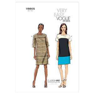 Vogue Sewing Pattern - Misses&#39; Dress 8805B5