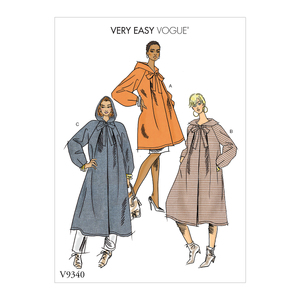 Vogue Sewing Pattern Misses&#39; Coat 9340y (Sizes XS-S-M)