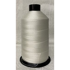Anchor Bond No.20, Bonded Nylon Thread 1500m Cone Unbleached White, Heavy Sewing