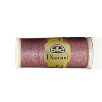 DMC Diamant Thread, 35m Hand Embroidery Thread, Colour D316, AMETHYST