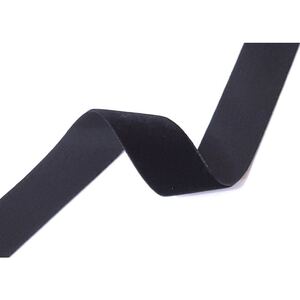 25mm Soft Back Black Elastic Per Metre