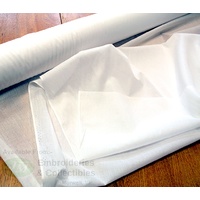 235cm REMNANT Vilene Interfacing Fusible Light Weaveline, White, 112cm Wide, Iron-On