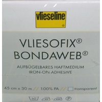 Vilene Vliesofix Bondaweb Double Sided Web Adhesive Paperback 45cm FULL 30m Roll