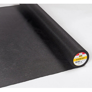 Vlieseline H410 Soft Fusible Interlining, 90cm Wide Per Metre, BLACK
